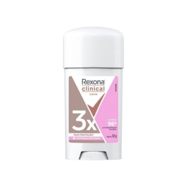 Desodorante Rexona Clinical Antitranspirante 96h Creme 58g