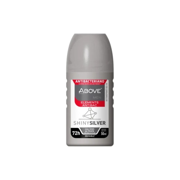 Desodorante Roll On Above Elements Shiny Silver Men 50ml