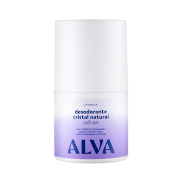Desodorante Roll On Alva Vegano Cristal Natural Lavanda 50ml