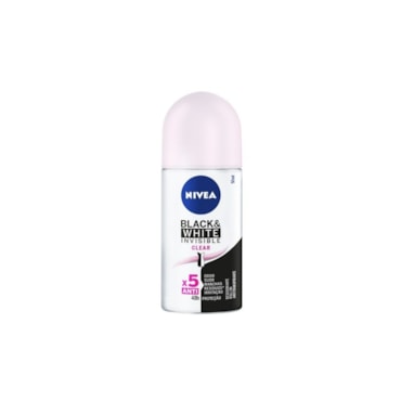 Desodorante Roll On Nivea Fem Invisible Black e White 50ml