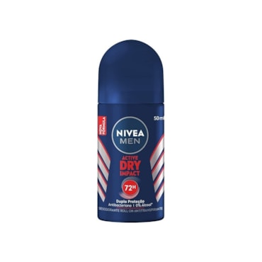 Desodorante Roll On Nivea For Men Dry Impact 72h 50ml 