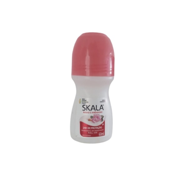 Desodorante Roll On Skala Rosas e Amêndoas 60ml