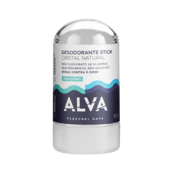 Desodorante Stick Alva Cristal Vegano 60g