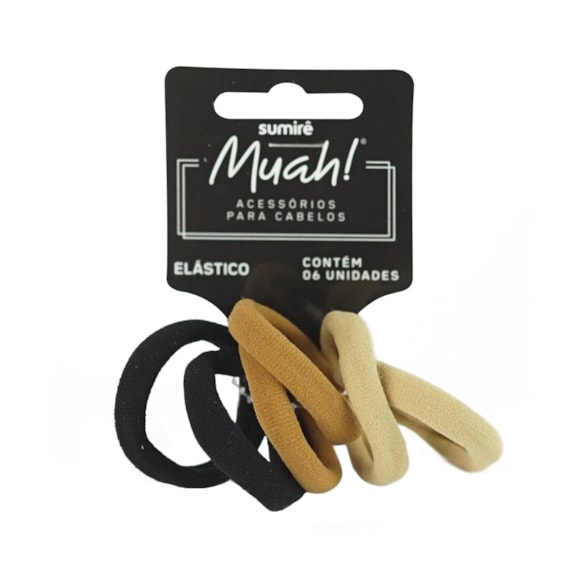 Elástico Muah Meia Calça Cores Básicas