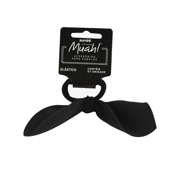 Elástico Muah Preto Sofia G