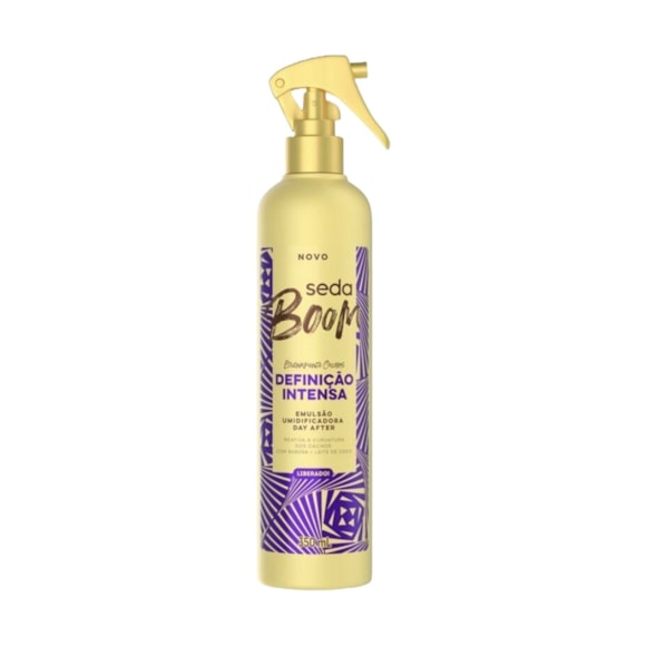 Emulsão Umidificadora Seda Boom Definição Intensa 350ml