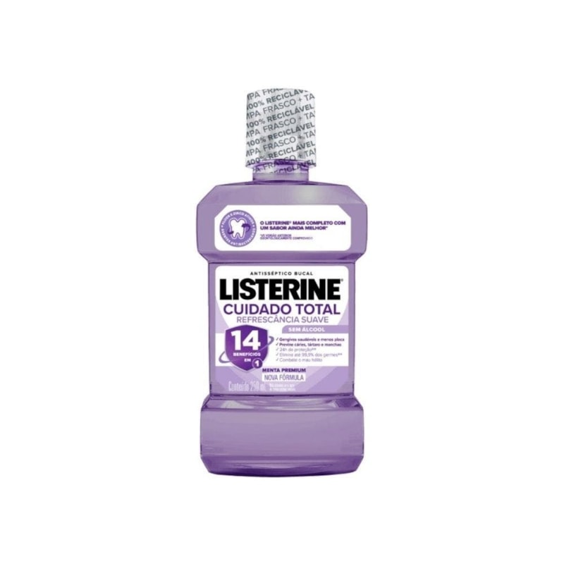 Enxaguatório Bucal Listerine Cuidado Total Zero 250Ml