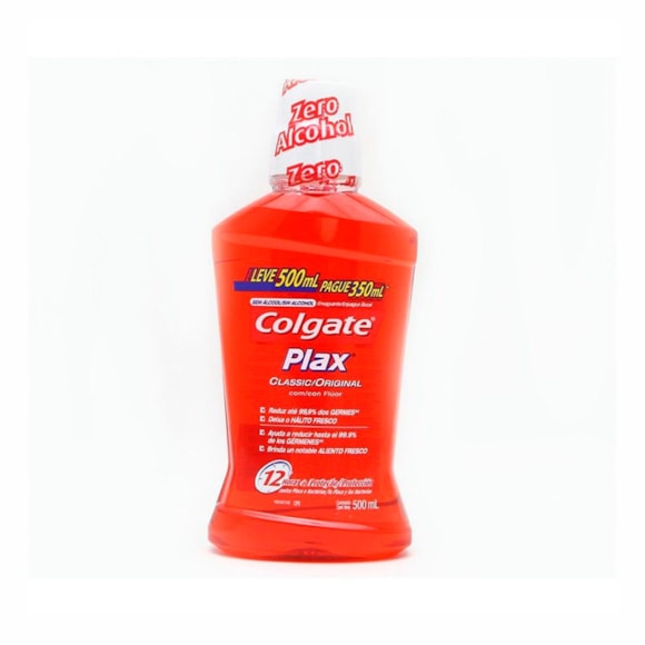 Enxaguatório Bucal Plax Classic Lv500Ml Pg350Ml