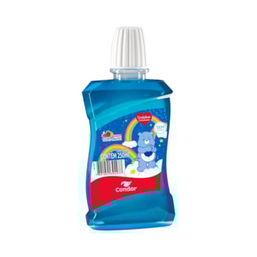 Enxague Bucal Condor Tutti-Frutti Ursinhos Carinhosos Azul 250ml