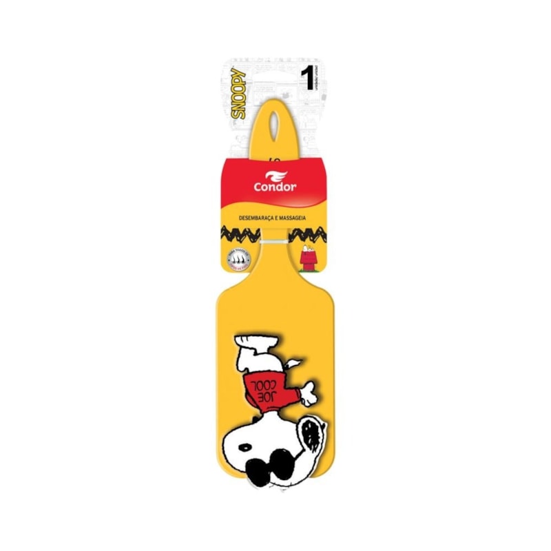 Escova Cabelo Condor Raquete Snoopy