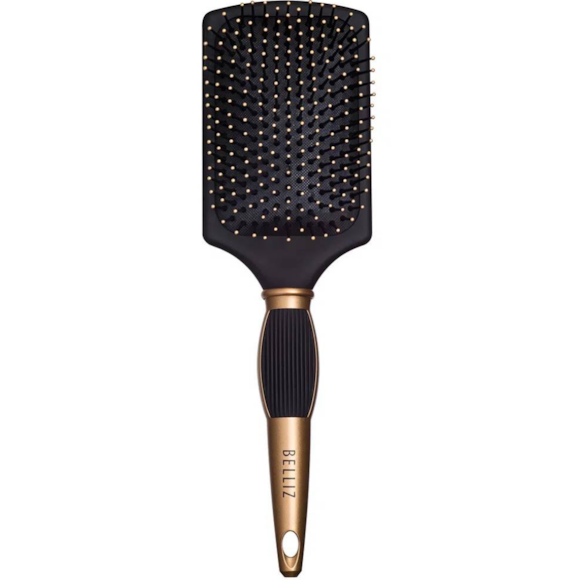 Escova De Cabelo Belliz 798 Black E Gold Racket