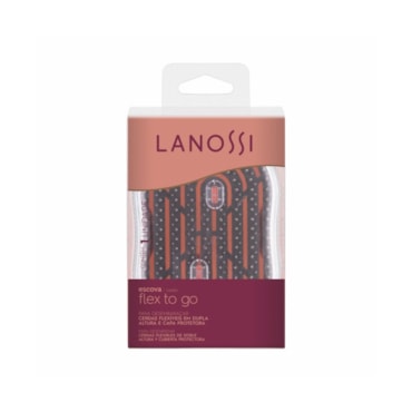 Escova De Cabelo Lanossi Pocket Desembaraçante