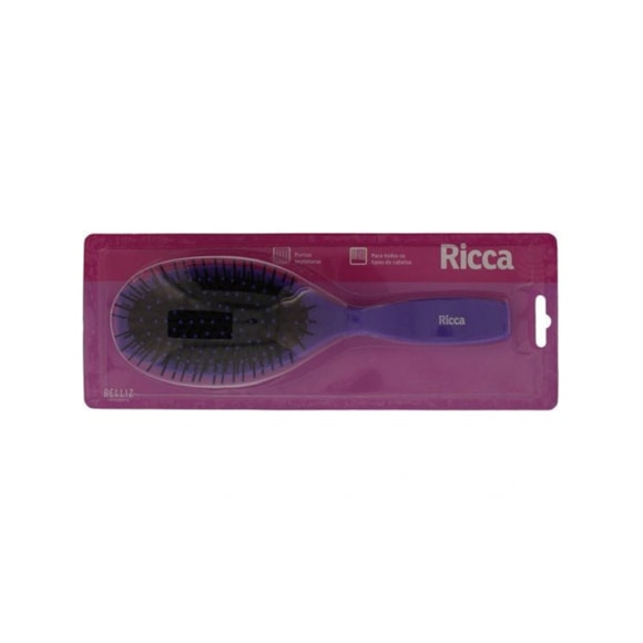 Escova De Cabelo Ricca Oval