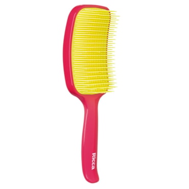 Escova De Cabelo Ricca Raquete Flex Pink 450