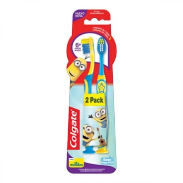 Escova Dental Colgate Minions C/2 Unidades