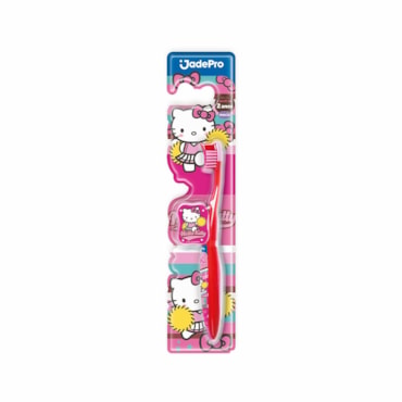 Escova Dental Infantil Jadepro Hello Kitty Macia