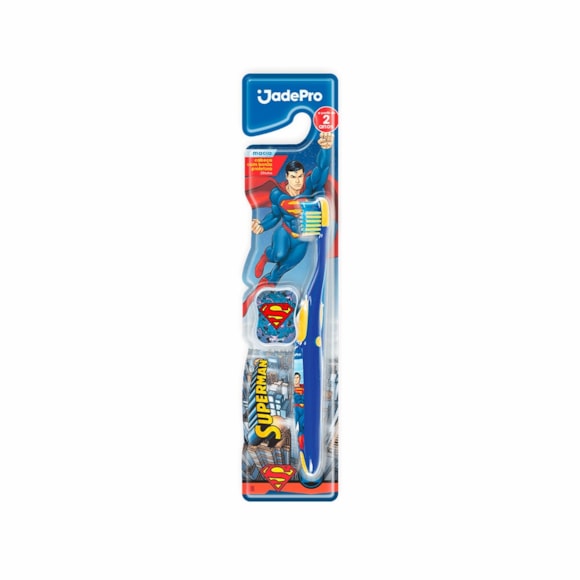 Escova Dental Infantil Jadepro Superman Macia