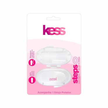 Escova Dental Infantil Kess Steps 0 Massageadora Para Bebe