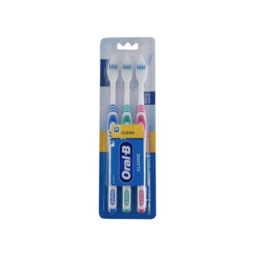 Escova Dental Oral B Classic 40 Macia Lv3 Pg2