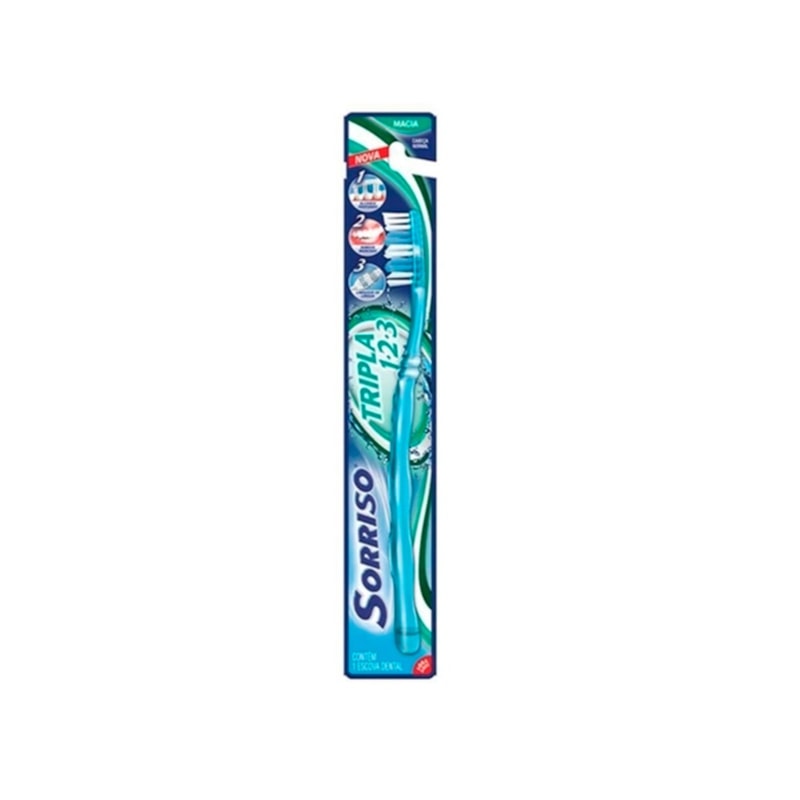 Escova Dental Sorriso Tripla Macia