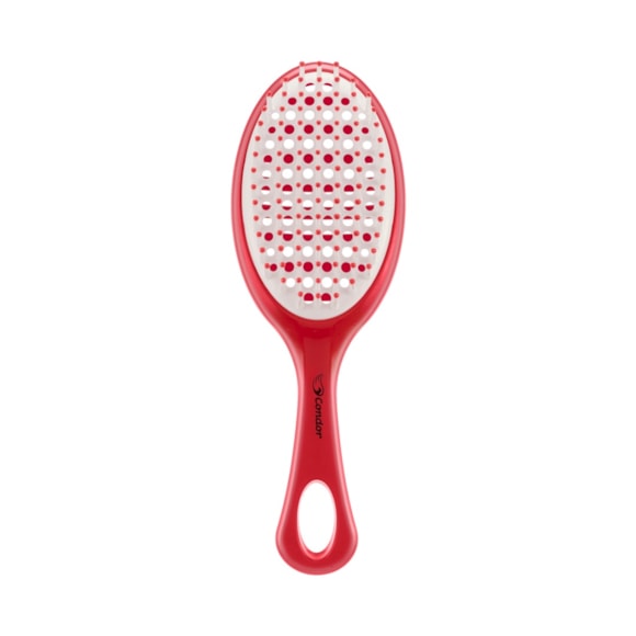 Escova para Cabelo Condor Bellê! Oval Vermelha