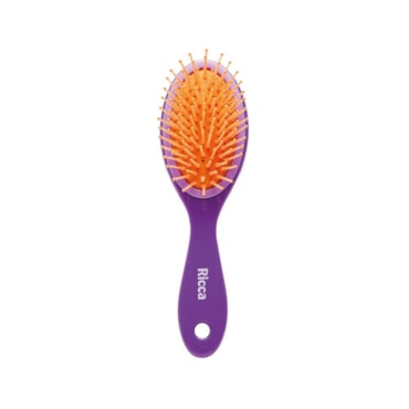 Escova Ricca Oval Colors Midi Roxa