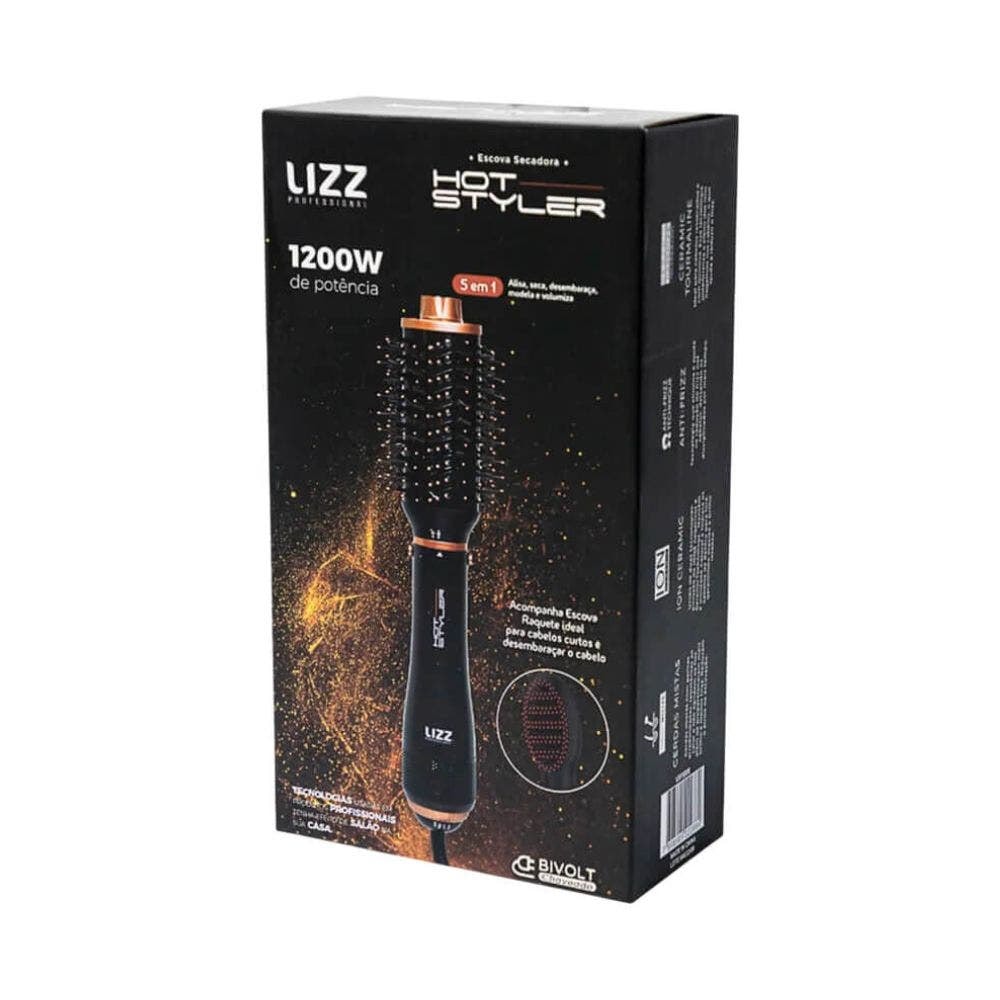 Escova Secadora Lizz Hot Styler Bivolt | sumire
