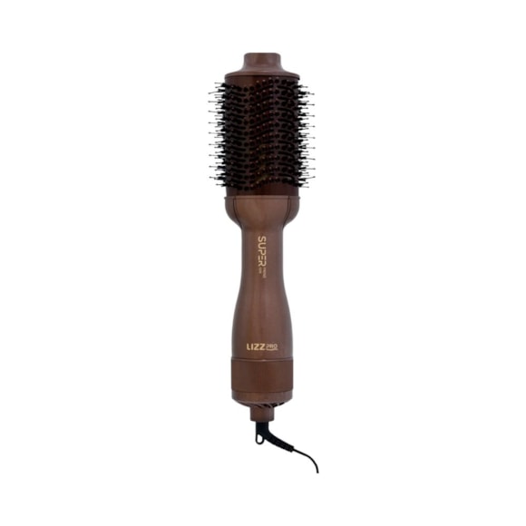 Escova Secadora Lizz Super Trend Ion Choco 1300W Bivolt Chaveado