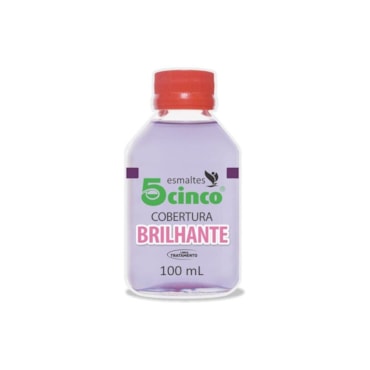 Esmalte 5 Cinco Cobertura Brilhante Secagem Rapida