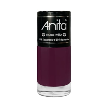 Esmalte Anita Coleção Modo Avião Desconectar O Wi-Fi Da Mente 10ml