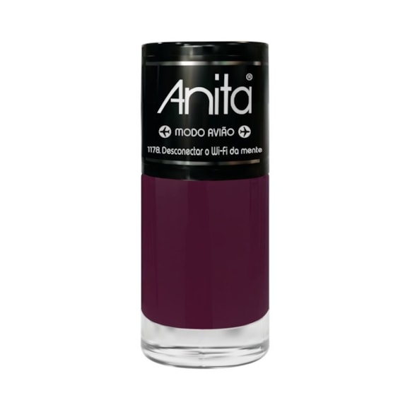 Esmalte Anita Coleção Modo Avião Desconectar O Wi-Fi Da Mente 10ml