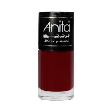 Esmalte Anita Coleção Natal Cremoso Uva Passa Não 10ml