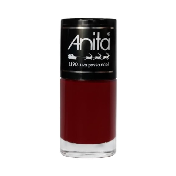 Esmalte Anita Coleção Natal Cremoso Uva Passa Não 10ml
