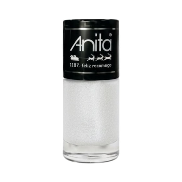 Esmalte Anita Coleção Natal Glitter Feliz Recomeço 10ml