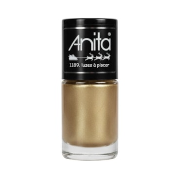 Esmalte Anita Coleção Natal Perolado Luzes À Piscar 10ml