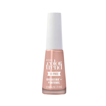 Esmalte Avon Color Trend 10 Free Cappuccino Cremoso