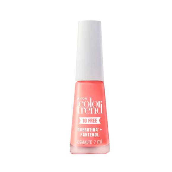 Esmalte Avon Color Trend 10 Free Pêssego Baby