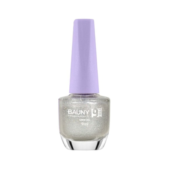 Esmalte Bauny Cosméticos Glitter Cristal 9free 9ml