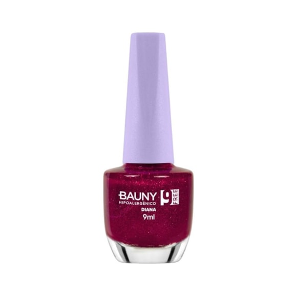 Esmalte Bauny Cosméticos Glitter Diana 9free 9ml