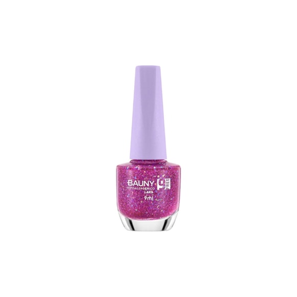 Esmalte Bauny Cosméticos Glitter Lara 9free 9ml