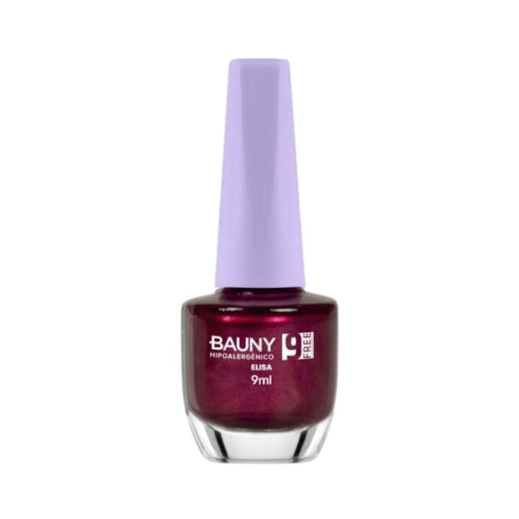 Esmalte Bauny Cosméticos Metalizado Elisa 9free 9ml