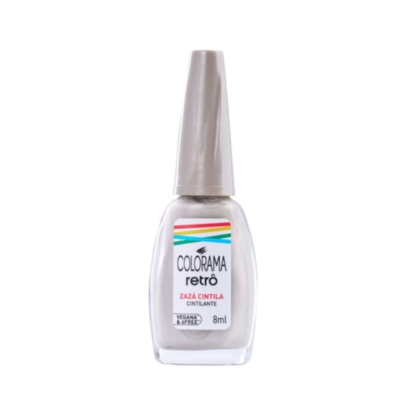 Esmalte Colorama Retrô Zazá Cintilante Nu