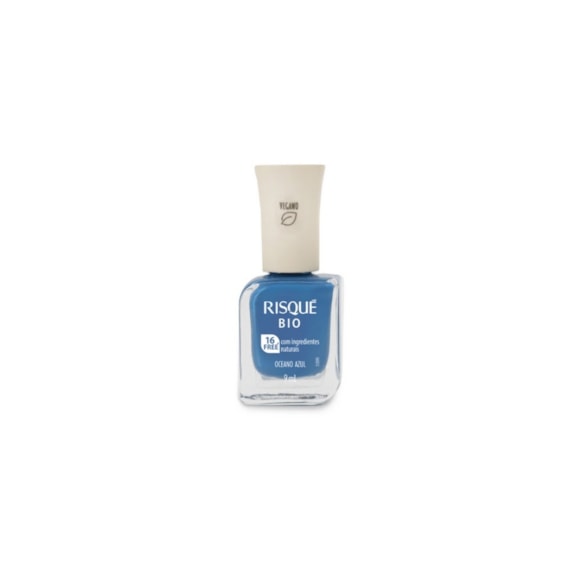 Esmalte Cremoso Risqué Bio Oceano Azul 9ml