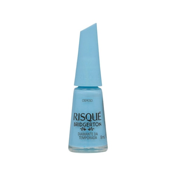 Esmalte Cremoso Risqué Bridgerton Diamante da Temporada Azul 8ml
