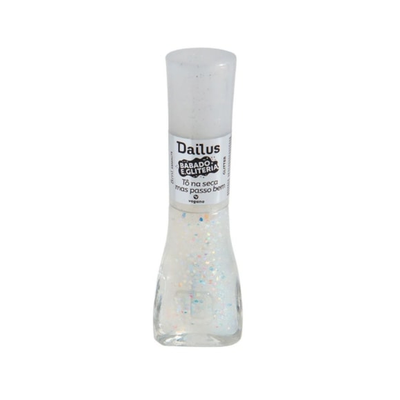 Esmalte Dailus Babado e Gliteria To Na Seca Mas Passo Bem
