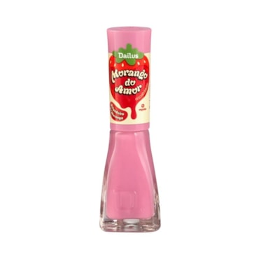 Esmalte Dailus Coleção Morango do Amor Brigadeiro de Morango