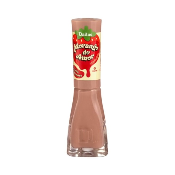 Esmalte Dailus Coleção Morango do Amor Leite Condensado