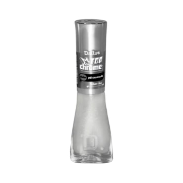 Esmalte Dailus Coleção Top Chrome Coat Silver Top