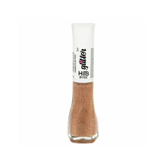 Esmalte Hits 5Free Glitter Coleção Diamante De Fogo 8ml