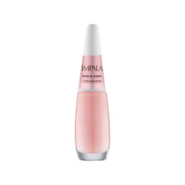 Esmalte Impala Coleção A Cor da Sua Moda Transparente Leve e Suave 7,5ml